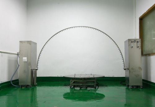 Pulverización y salpicadura estándar del agua del tubo oscilante de la máquina de prueba impermeable de LIYI IEC60529