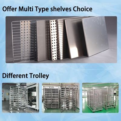 Horno de secado industrial 500°C calefacción eléctrica SUS304 personalizable