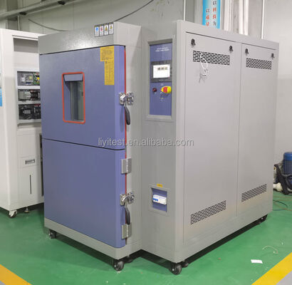Cámara de prueba térmica de choque de alta precisión y enfriamiento rápido de tres zonas LIYI / Probador de choque térmico