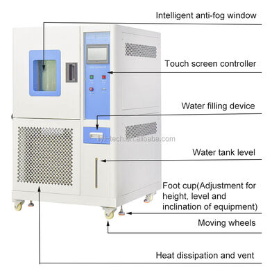 Equipo de laboratorio de Liyi Cambio climático Banquillo Cámara ambiental Caja de prueba de temperatura y humedad constantes
